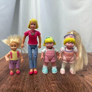 Fisher Price Loving Family Doll Lot Mom Kids Figures